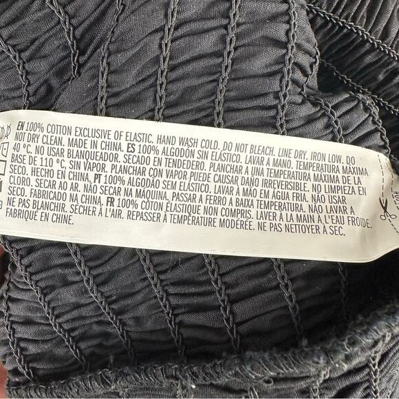 Forever21 Plus Gauze Bodycon Mini Little Black Going Out Dress NWOT 0X 14/16 - Picture 6 of 6